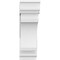 Ekena Millwork Standard Legacy Architectural Grade PVC Bracket With Traditional Ends, 5"W x 16"D x 16"H BKTP05X16X16LEC01 - alternate 4